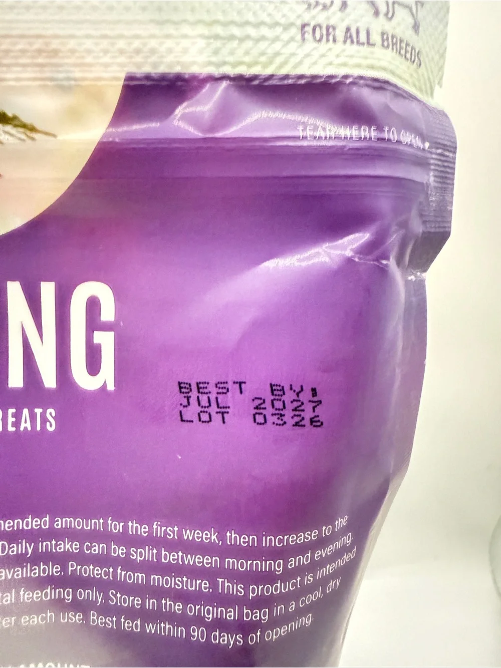 Calming Dog Treats - Purple